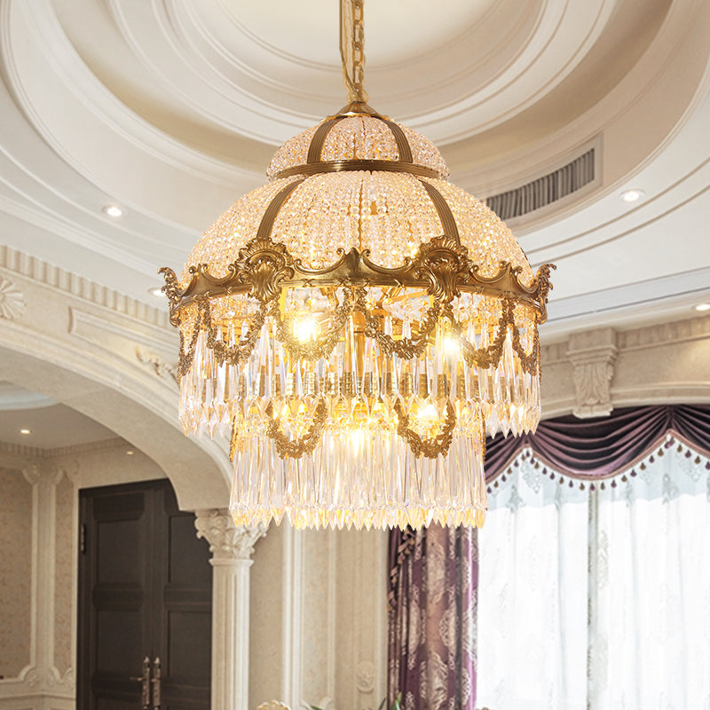 Elegant design of Celestine Radiance vintage pendant lighting fixture