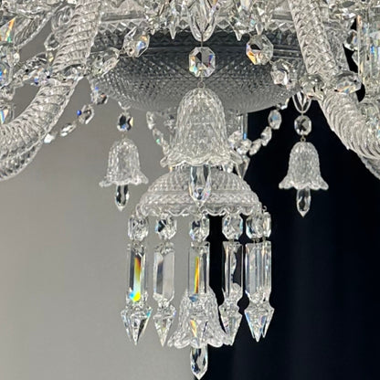 18 Lamps Baccarat Crystal Design Chandelier (Long)