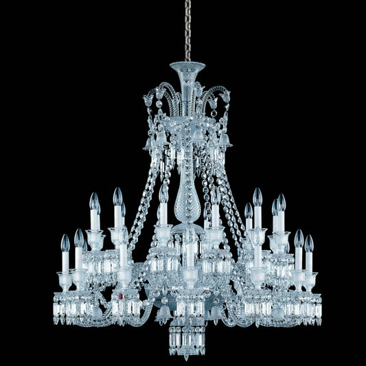 18 Lamps Baccarat Crystal Design Chandelier