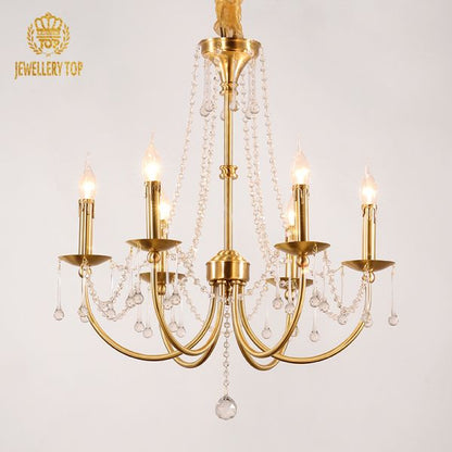 6 Arms Victorian Simple Chandelier