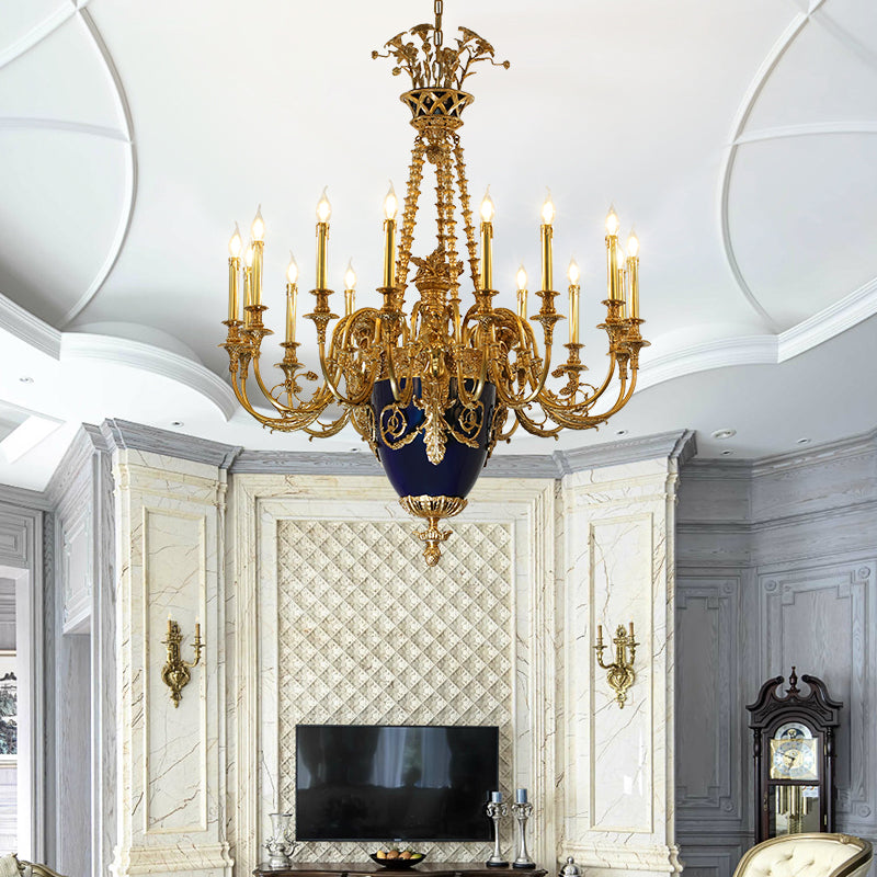 Luxury Palace Brass Antique Chandelier