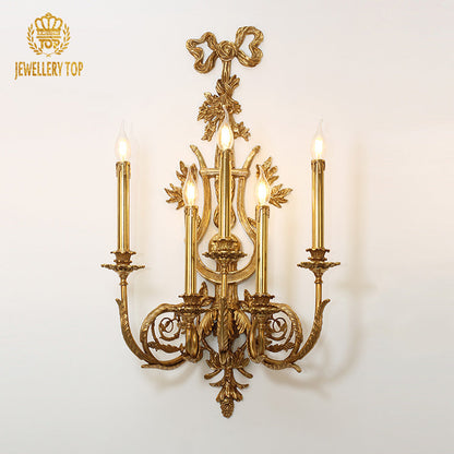 brass wall lamp