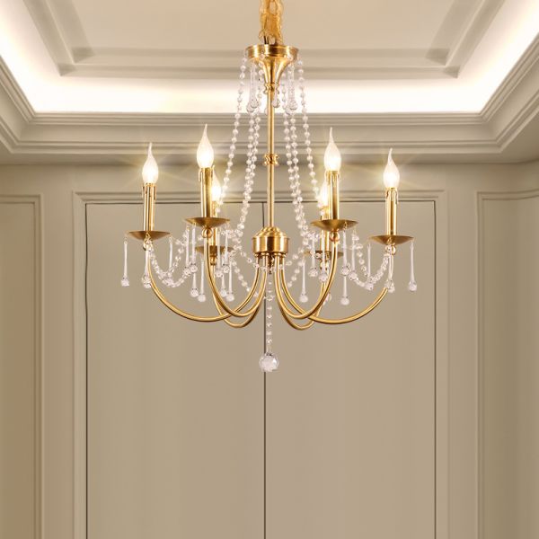 dining room brass chandelier