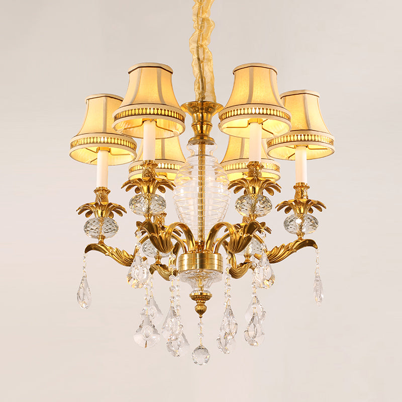 French Brass Chandelier