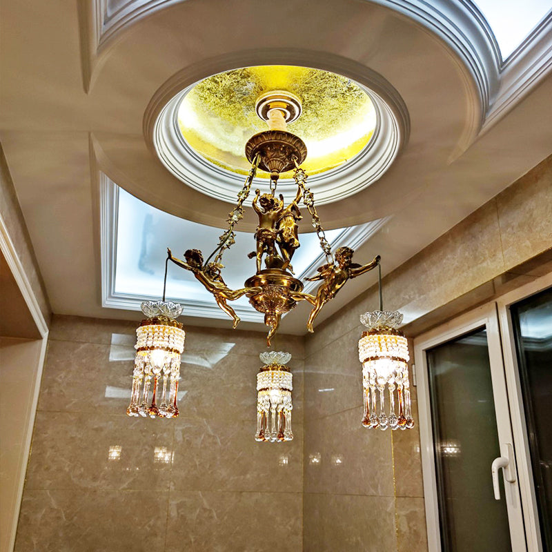 French Brass Chandelier