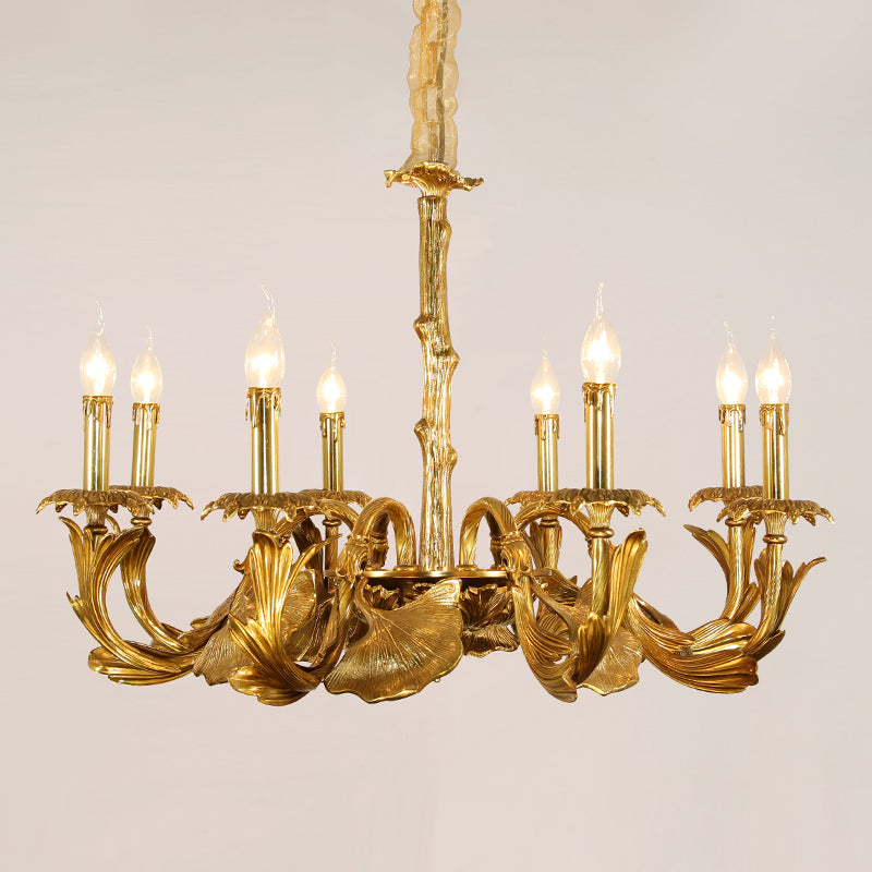 hand carving brass chandelier