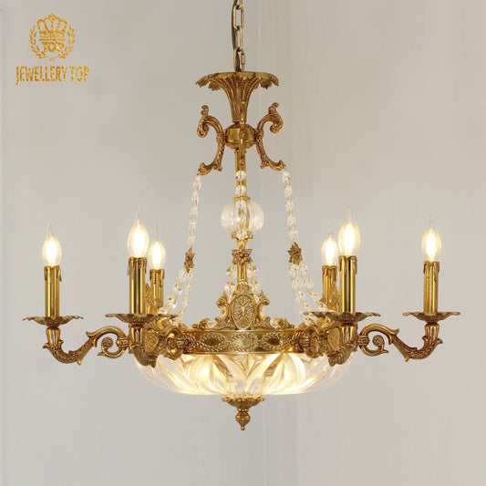 Lampadario vintage di eleganza Elysian 2.56 '/2.89'