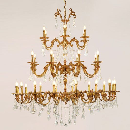 Lampadario in bronzo vintage di Empress Court