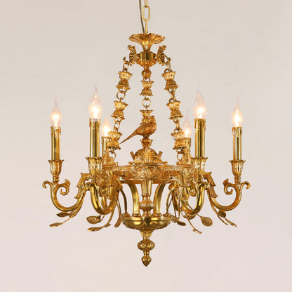 luxury decorative brass chandelier