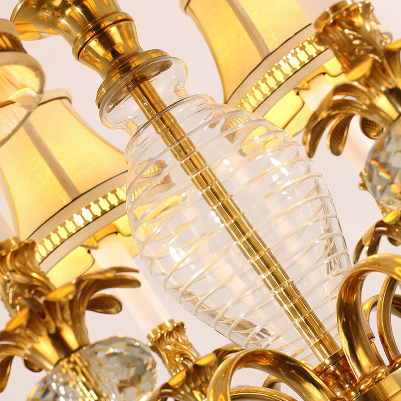 French Brass Chandelier