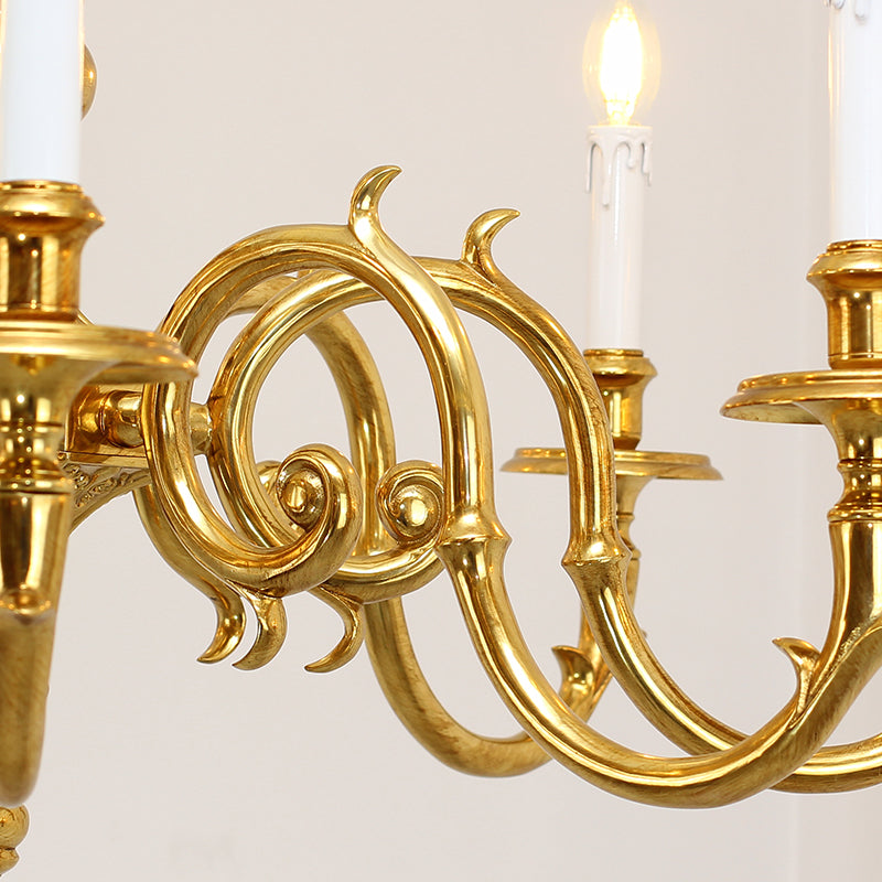 Georgian Candle Style Chandelier - Jewellery Top Lighting