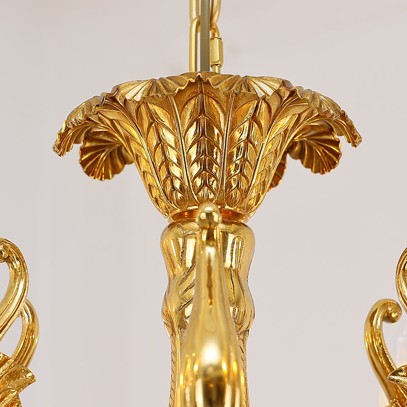 Georgian Chandelier 6 Light - Jewellery Top Lighting
