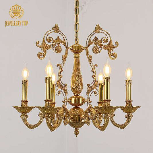 Georgian Classical Chandelier - Jewellery Top Lighting