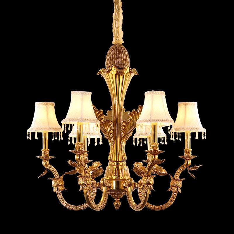 Golden Pineapple Vintage Gold Chandelier