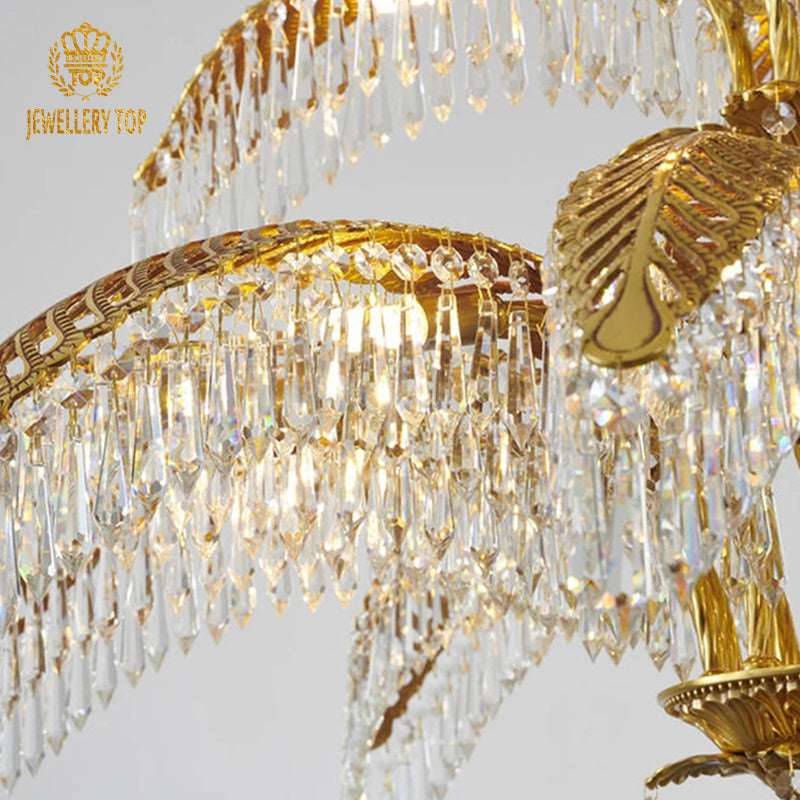 The Palme d'Or Palm Chandelier - 3 Tiers