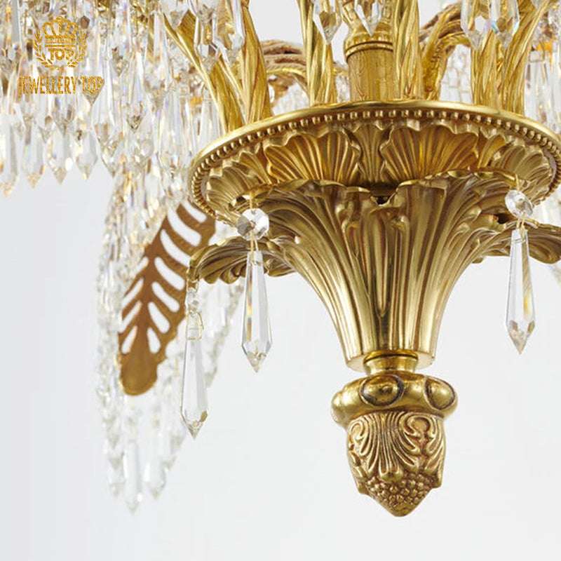 The Palme d'Or Palm Chandelier - 3 Tiers